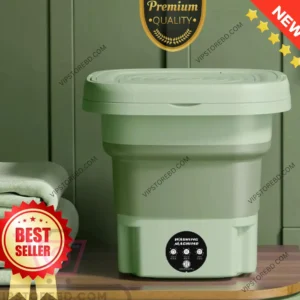 Affordable and versatile mini portable washing machine with drying and UV light sanitization features - perfect for small spaces and on-the-go laundry needs