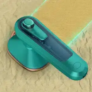 Mini Garment Steamer in Action – Removes Wrinkles Instantly