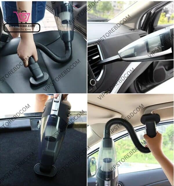 Handheld Cordless Vacuum Cleaner Cleaning Car Interior – Seats, Vents & Corners