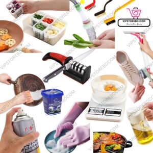 Kitchen helper combo package products in use, showing real action benefits.