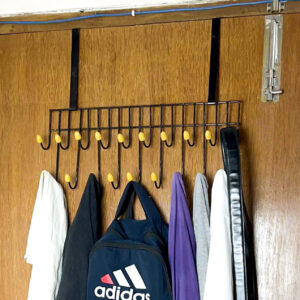 Over The Door 19-Hook Hanger in Use – Organize Clothes, Hats & Bags | VIPStorebd