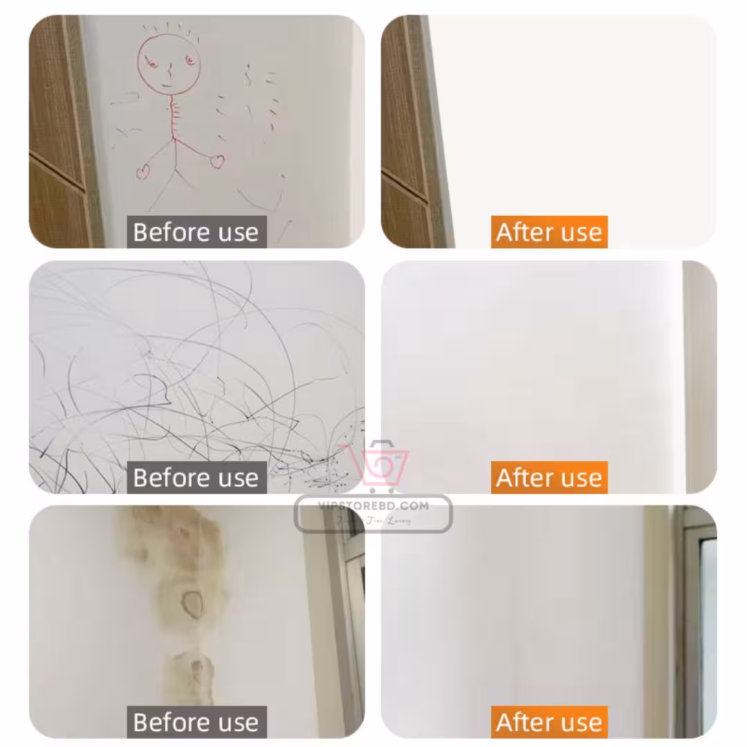Before and After Wall Repair Roller Paint – Clean & Smooth Wall Finish | VIPStorebd
